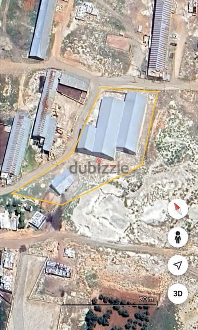 Warehouse for Sale in Zahle District هنغار مستودع للبيع في نطاء زحلة