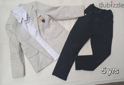 5 yrs 3 pieces boys set