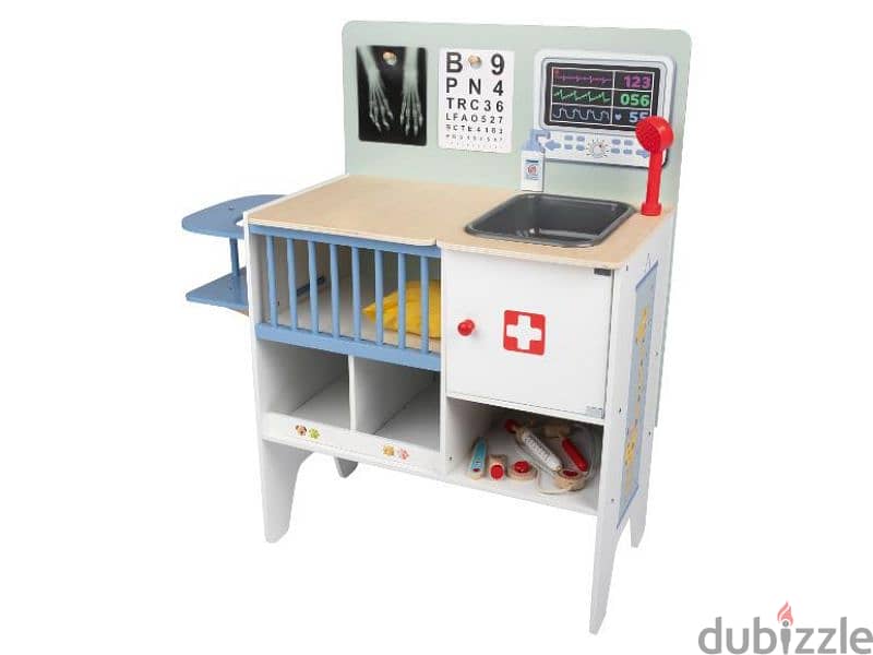 Children's clinic and vet 2in1 Playtive, made of real wood 7