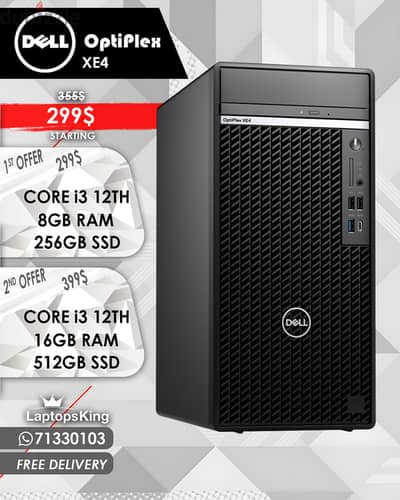 DELL OPTIPLEX XE4 CORE i3 12TH DESKTOP