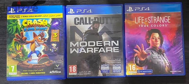 call of duty modern warfare, crash bandicoot, life is strange (new) 0