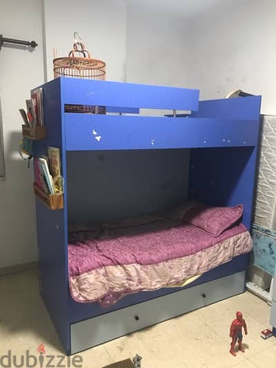 kids bed (double stairs )