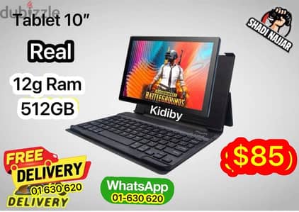 tablet 10” keyboard 12g Ram 512gb