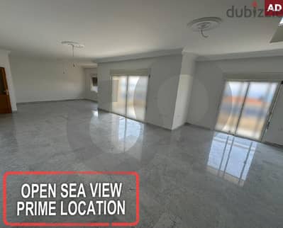 Open Sea View - Prime Location -Sahel Alma/ساحل علما REF#AD118105