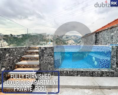 Fully Furnished, Luxurious ,Private Pool- Antelias/انطلياسREF#RK118106