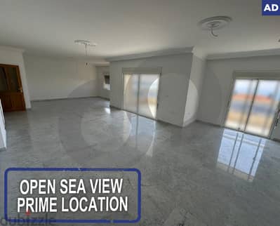 Open Sea View- Prime Location- Sahel Alma/ ساحل علما REF#AD118107