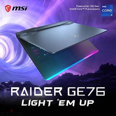 MSI RAIDER GE76 Gaming laptop