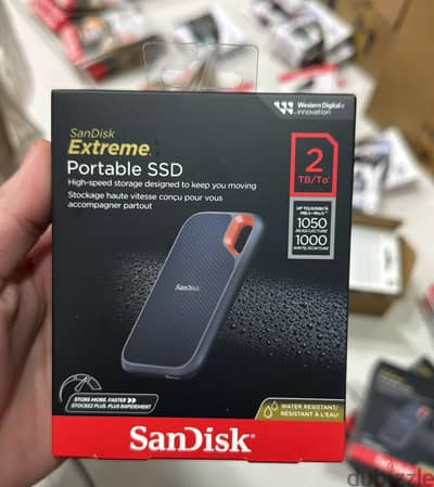 Sandisk extreme portable SSD 2tb up to 1050mb/s Original & Best Price