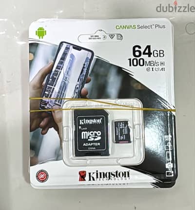 Kingston memory card with adapter 64gb 100mb/s Amazing & good offer