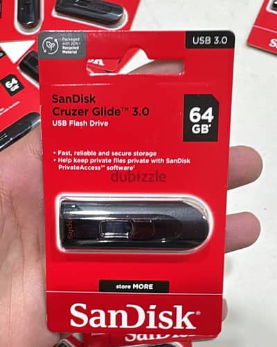 Sandisk Cruzer Glide 3.0 flash drive 64gb