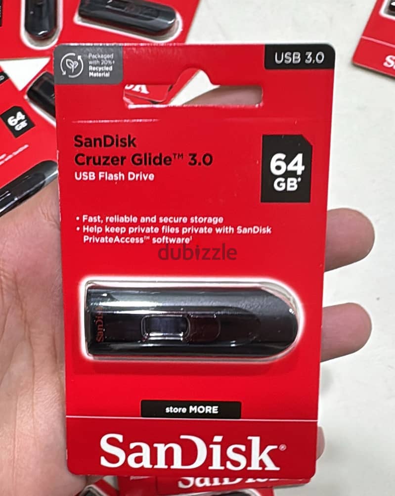 Sandisk Cruzer Glide 3.0 flash drive 64gb 0