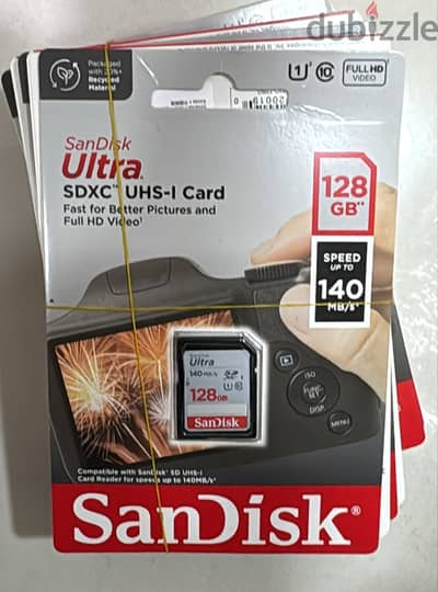 Sandisk ultra sdhc uhs-i card 128gb 140mb/s