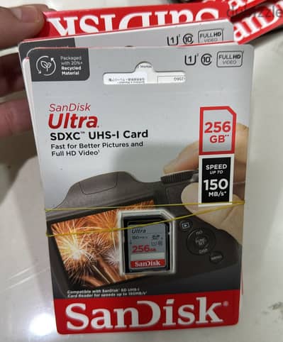 Sandisk ultra sdhc uhs-i card 256gb 150mb/s