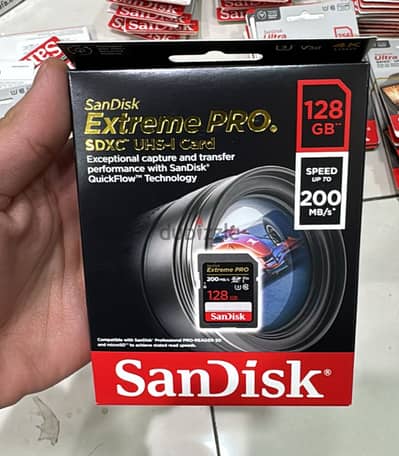 Sandisk extreme pro sdxc uhs-I card 128gb 200mg/s