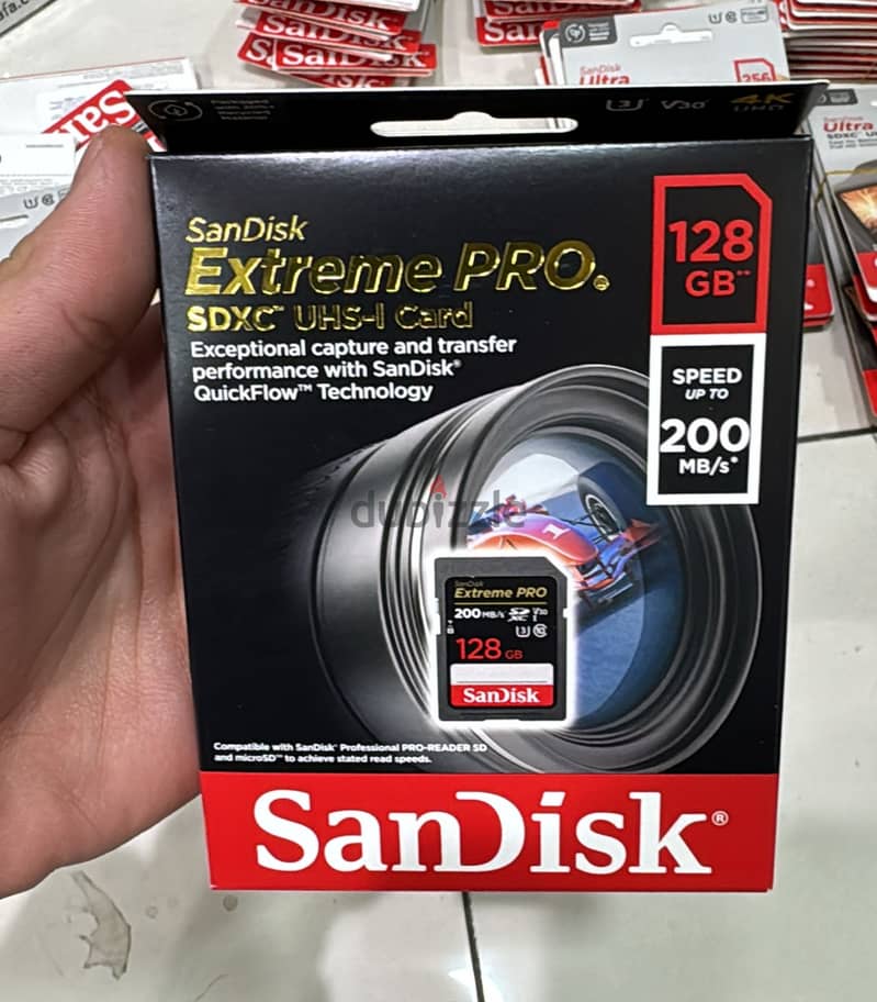 Sandisk extreme pro sdxc uhs-I card 128gb 200mg/s 0