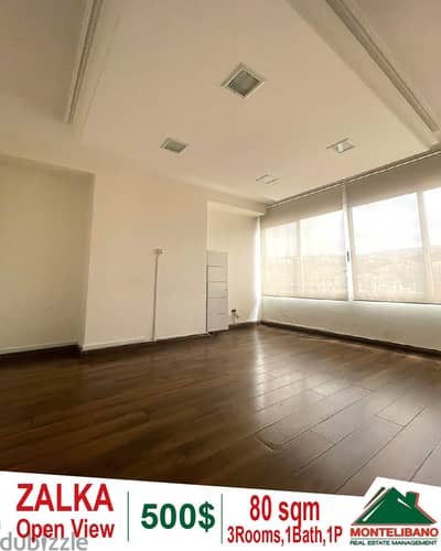 80 sqm office for rent in Zalka with an open view