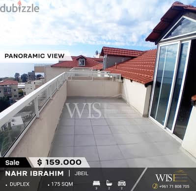 175 SQM Duplex for SALE in Nahr Ibrahim !