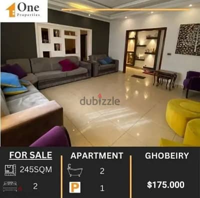 FURNISHED APARTMENT FOR SALE IN GHOBEIRY