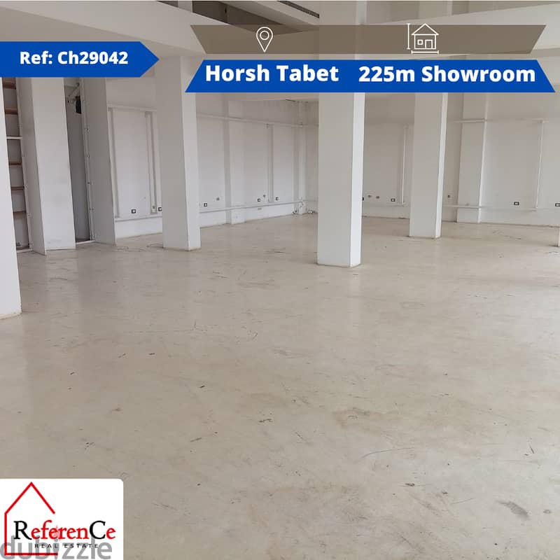 Prime showroom in Horsh Tabet صالة عرض مميزة في حرش تابت 0