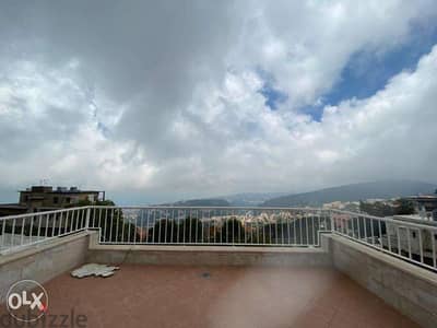 280 Sqm+60 Sqm Terrace|Fully furnished Triplex in Broummana