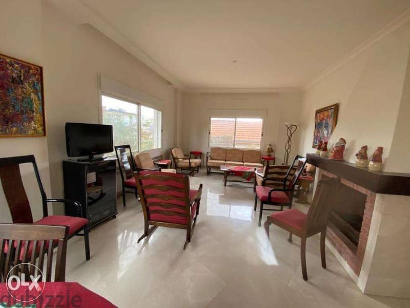 280 Sqm+60 Sqm Terrace|Fully furnished Triplex in Broummana 2