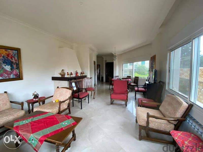 280 Sqm+60 Sqm Terrace|Fully furnished Triplex in Broummana 1