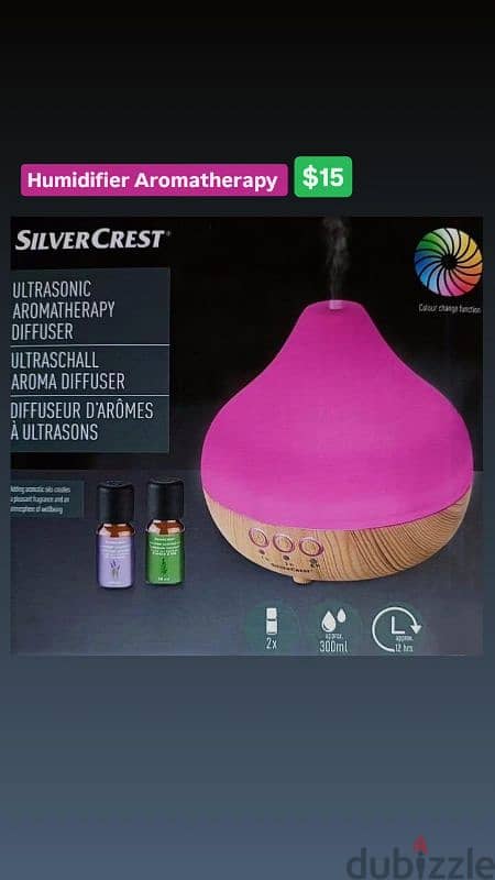 Silvercrest, Humidifier Ultrasonic aromatherapy 0