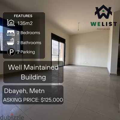 135sqm Apartment for sale in Dbayeh   ١٣٥ م شقة للبيع في منطقة ضبية