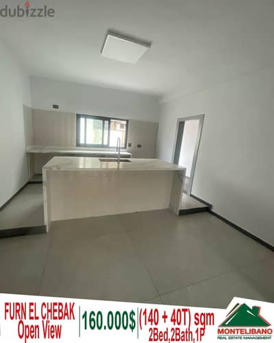 140 sqm apartment for sale in furn el chebbak with an open view