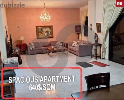 spacious apartment,Bouar, Keserouan/بوار, كسروان REF#RS113441