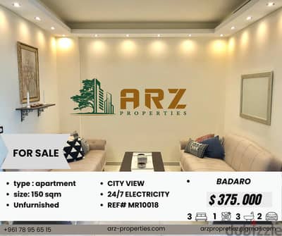 apartment for sale in badaro REF:MR 1018