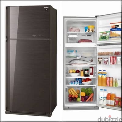 Sharp Refrigerator double inverter.    براد دوبل انفرتر