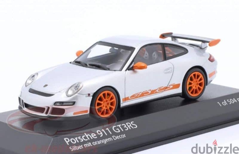 Porsche 911 (997. I) GT3 RS 2006 diecast car model 1;43. 1