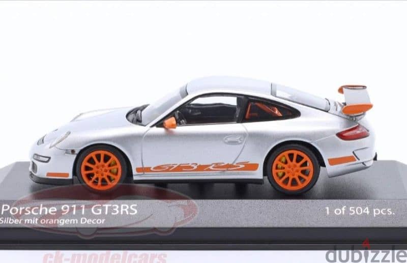 Porsche 911 (997. I) GT3 RS 2006 diecast car model 1;43. 2