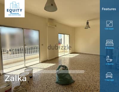 130 SQM Apartment For Rent In Zalka شقة للإيجار #FR148055