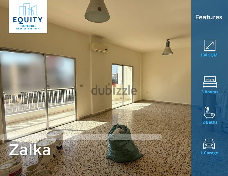 130 SQM Apartment For Rent In Zalka شقة للإيجار #FR148055 0