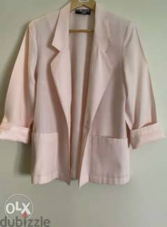 Sag Harbor light pink women blazer jacket