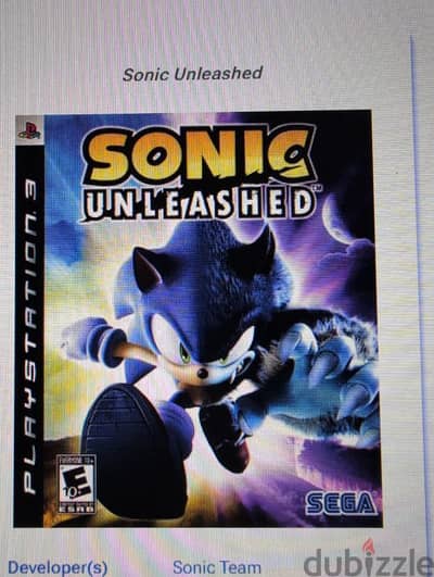 asking for PS3 sonic unleashed game