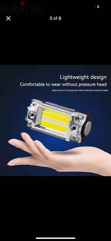 digital headlight  rechargeable 2