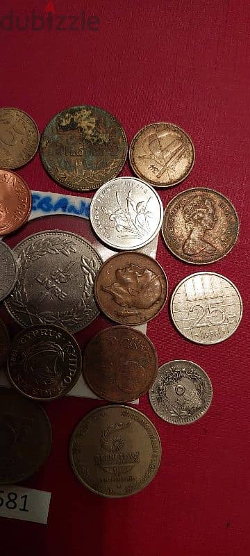 scrap خردة Lot# B-581 set of 20 old coins 2