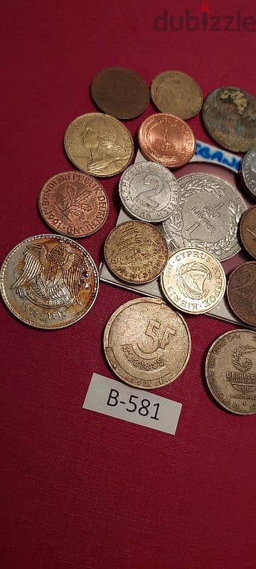 scrap خردة Lot# B-581 set of 20 old coins 4