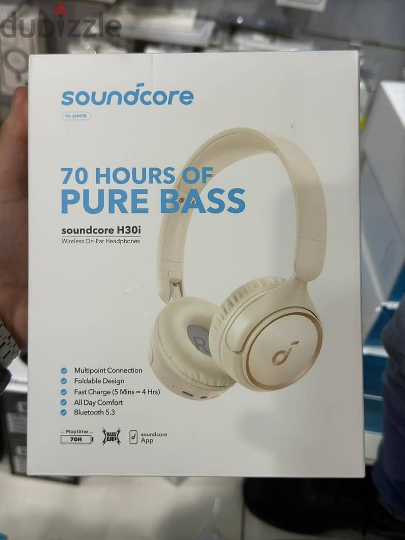 Soundcore H30i white 0