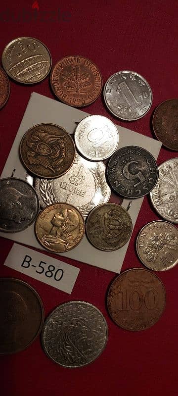 scrap خردة Lot# B-580 set of 20 old coins 3