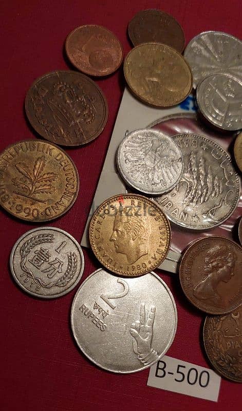 scrap خردة Lot# B-500 set of 20 old coins 3