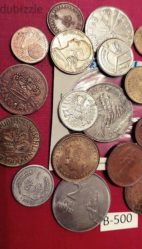 scrap خردة Lot# B-500 set of 20 old coins 4