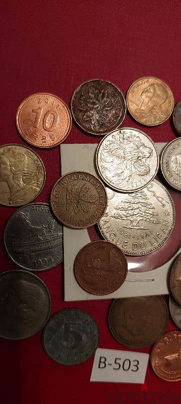 scrap خردة Lot# B-503 set of 20 old coins 3