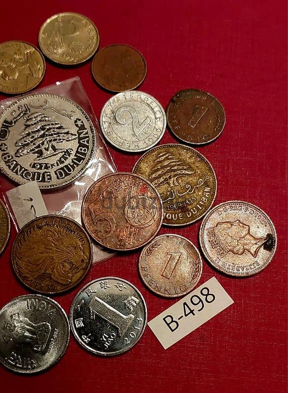 scrap خردة Lot# B-498 set of 20 old coins 1