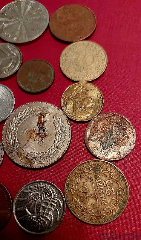 scrap خردة Lot# B-497 set of 20 old coins 4