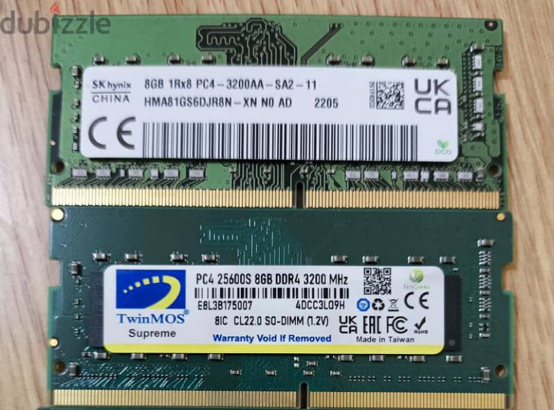 8GB DDR4 3200MHZ 2X8GB For Notebook 0