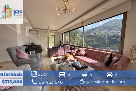 Kfarhbab 200m2 | Panoramic Mountain & Sea View | Luxury | RA/IV |